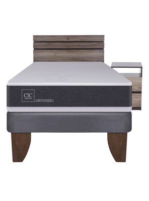Imagen 2 del producto Cama Europea New Ortopedic 1.5 Plazas + Set Muebles Ares