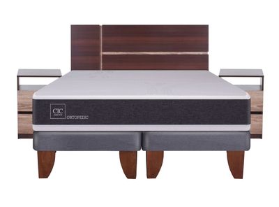 Imagen 2 del producto Cama Europea New Ortopedic King + Set Muebles Enio