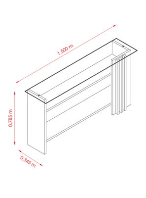 Imagen 2 del producto Arrimo Frizz Calacata