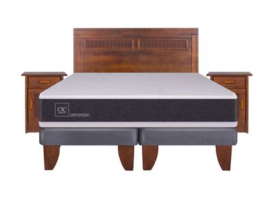 Imagen 2 del producto Cama Europea New Ortopedic King + Set Muebles Milán