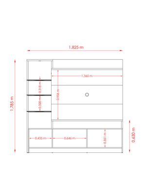 Imagen 2 del producto Home Tv 55"" Frizz Prime 2 Puertas