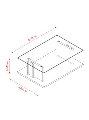 Imagen 2 del producto Mesa Centro Calacata Frizz