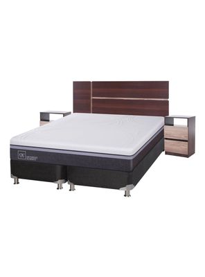 Box Spring Ortopedic Advance King + Set Muebles Enio