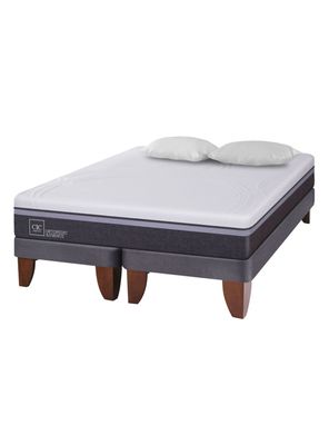 Cama Europea Ortopedic Advance 2 Plazas Base Dividida + 2 Almohadas