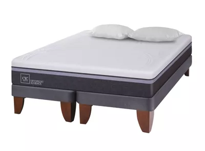 Cama Europea Ortopedic Advance King + 2 Almohadas