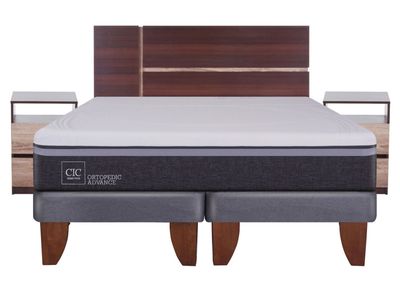 Imagen 2 del producto Cama Europea Ortopedic Advance King + Set Muebles Enio