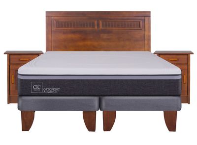 Imagen 2 del producto Cama Europea Ortopedic Advance King + Set Muebles Milán