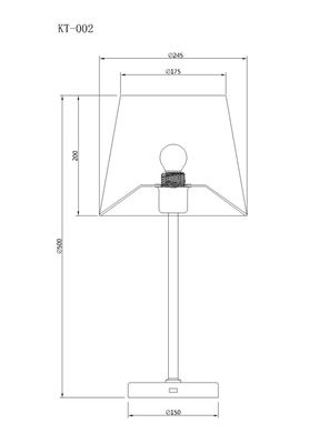 Imagen 2 del producto Lámpara Sobremesa USB Negro