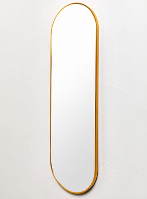 Imagen 2 del producto Espejo Pie Ovalado Dorado 40x130 cm