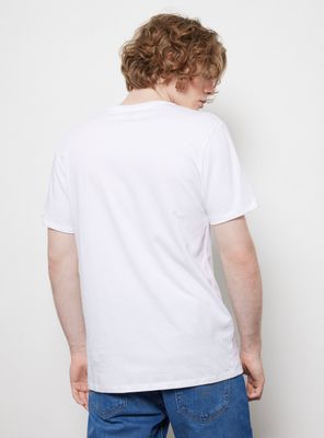 Imagen 2 del producto Polera Manga corta Blanca Print Brand