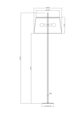 Imagen 2 del producto Lámpara Pie Etnika