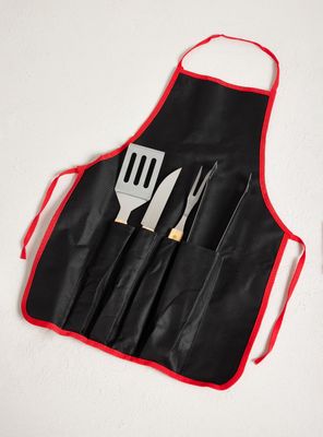 Set BBQ 4 Piezas con Delantal