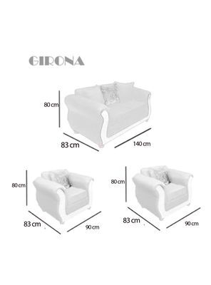 Imagen 2 del producto Juego de Living Girona 4 Cuerpos