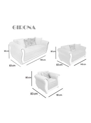 Imagen 2 del producto Juego de Living 3-2-1 Cuerpos Girona