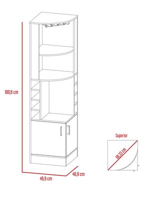 Imagen 2 del producto Bar Esquinero + Biblioteca Cubo Beijing