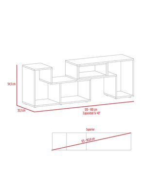 Imagen 2 del producto Bar Esquinero + Rack TV 40"" Extensible Beijing