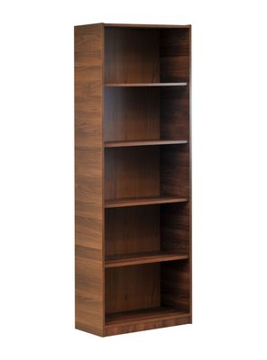 Imagen 2 del producto Librero 6 Niveles 60 Nogal
