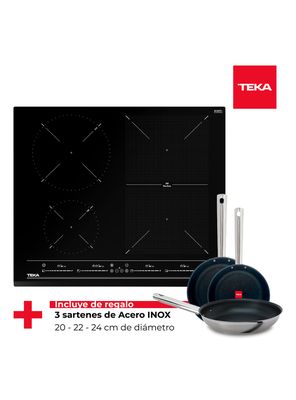 Imagen 2 del producto Encimera de Inducción 4 Platos IZF 64440 MSP BK Negro