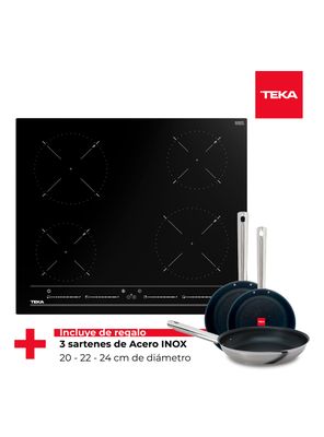 Imagen 2 del producto Encimera Inducción 4 Quemadores IBC 64010 BK MSS Negro