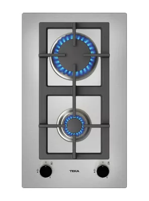 Cocina Encimera a Gas Modular 2 Quemadores EFX 30.1 2G AI AL CI Plata