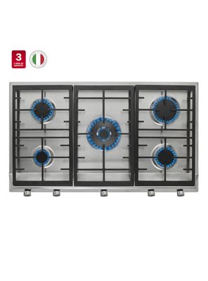 Imagen 2 del producto Encimera a Gas 5 Quemadores EX 90.1 5G AI AL DR CI Plata