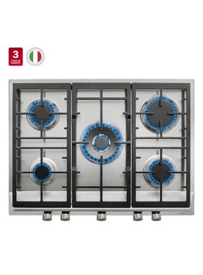 Imagen 2 del producto Encimera a Gas 5 Quemadores EX 70.1 5G AI AL DR CI Plata