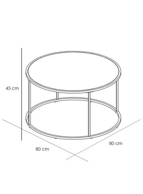 Imagen 2 del producto Mesa de Centro Tribeca Redonda