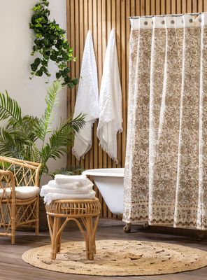 Cortina de Baño Natura 180x180 cm