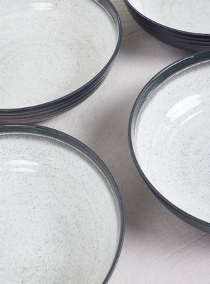 Imagen 2 del producto Set 4 Bowls 20 cm Melamina Stone