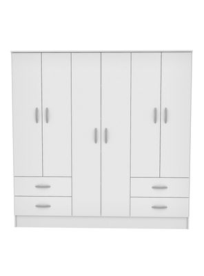 Clóset 4 Cajones 6 Puertas Maipo Blanco