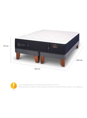 Imagen 2 del producto Cama Europea Premium 2 Plazas Base Dividida