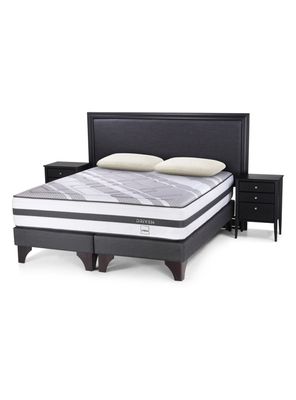Cama Europea Driven 2 Plazas + Set de Muebles Nolita