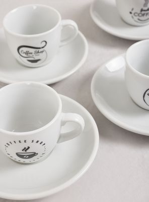 Imagen 2 del producto Set 4 Tazas Café y Platillos