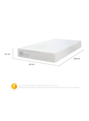 Imagen 2 del producto Colchón Smart Lite Spring 1 Plaza x 190 cm