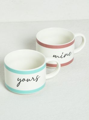 Set 2 Tazas Yours Mine