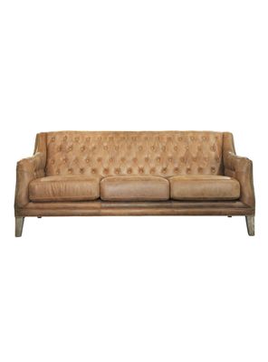 Imagen 2 del producto Sofá Capitone Cuero Renata 3 Cuerpos