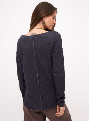 Imagen 2 del producto Polera Con Proceso De Desgastado