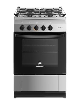Cocina a Gas 4 Quemadores MV 220 T Acero Inoxidable