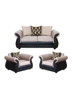 Juego de Living Isis Sofá 2C + 2 Sillones 1C Stylo