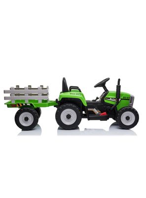 Imagen 2 del producto Tractor con Remolque Batería 12V Verde
