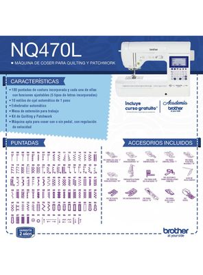 Imagen 2 del producto Máquina de Coser Brother NQ470
