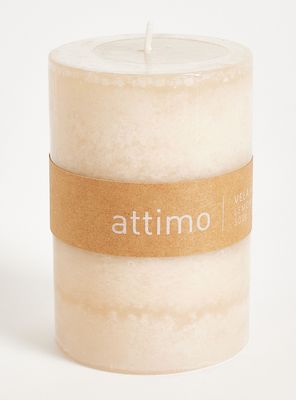 Vela Pilar Ecru 10 cm