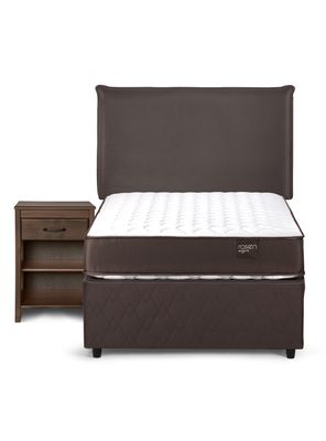 Imagen 2 del producto Diván 1.5 Plazas Ergo T + Respaldo + Velador Mau