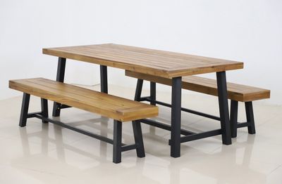 Juego Comedor Terraza Bancas