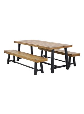 Imagen 2 del producto Juego Comedor Terraza Bancas