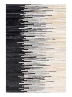 Alfombra Cuero Patch 230x330 cm Beige/Gris