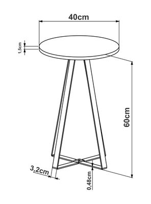 Imagen 2 del producto Set 2 Mesas Laterales 45 cm