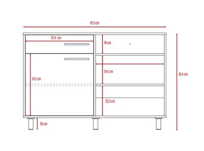 Imagen 2 del producto Buffet Kaia Wengue Miel TuHome