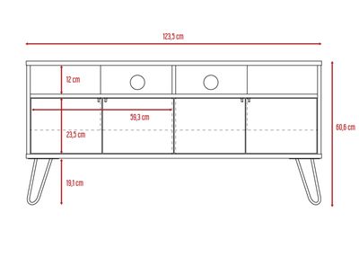 Imagen 2 del producto Arrimo + Bar Vassel Miel Plomo TuHome