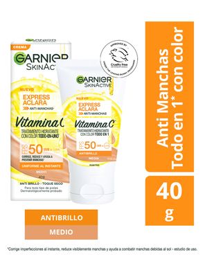 Tratamiento Hidratante Color Garnier Express Aclara Color Medio 40 g